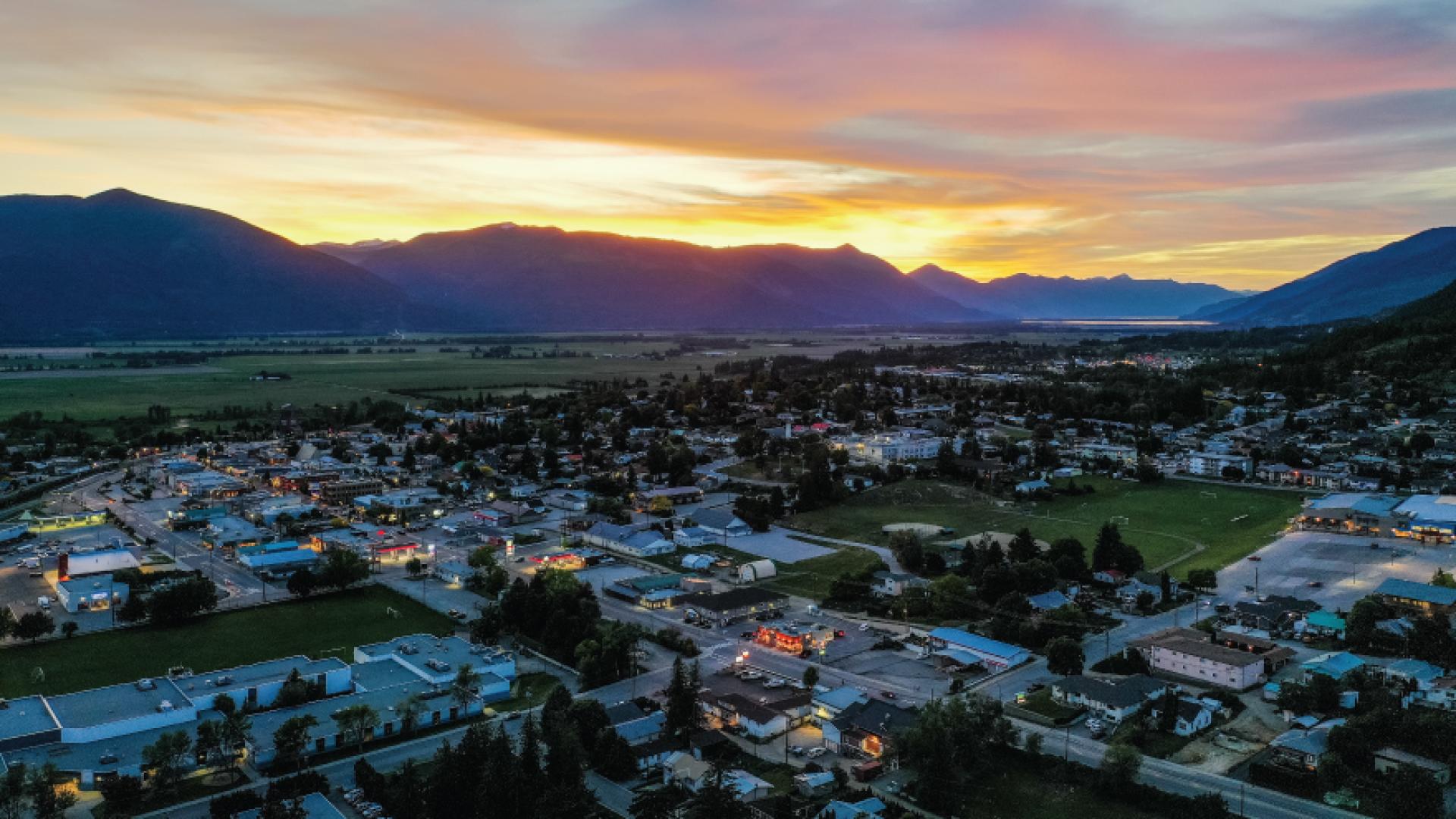 Ariel view of Creston